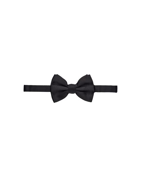 prada black bow|prada bow ties.